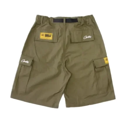 Cargo Corteiz Alcatraz Shorts Vert Kaki