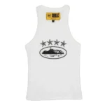 Corteiz 4Starz Alcatraz Women's Tank Top White (2)