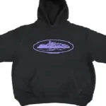 Corteiz Alcatraz Hoodie Black Purple