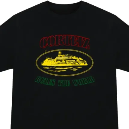 Corteiz Alcatraz T Shirt Black