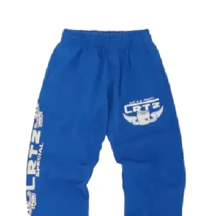 Corteiz Gasolina Bottoms Sweatpants Royal Blue