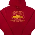 Corteiz OG Alcatraz Hoodie Red