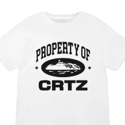 Corteiz OG Property Of Crtz T Shirt White