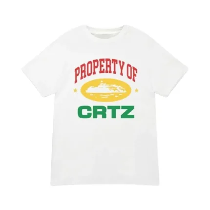 Corteiz Property Of Crtz Carni T Shirt White