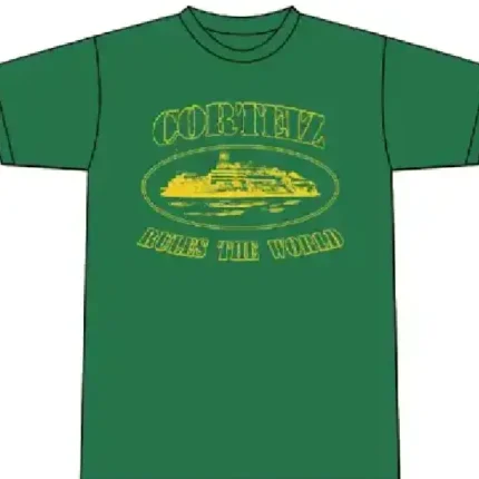 Corteiz 2019 OG Alcatraz T Shirt Forest Green