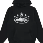 Corteiz 5 Starz Alcatraz Hoodie Black (1)