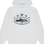 Corteiz 5 Starz Alcatraz Hoodie White (1)