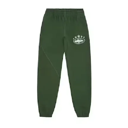 Corteiz 5 Starz Sweatpants Green (2)