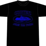 Corteiz Alcatraz T Shirt Black Blue