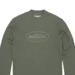 Corteiz Alcatraz Waffle Sweatshirt Tonal Khaki (1)