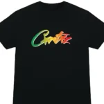 Corteiz Allstarz Gradient Carni T Shirt Black