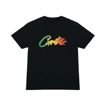 Corteiz Allstarz Gradient Carni T Shirt Black