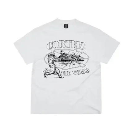 Corteiz Baseball Alcatraz T Shirt White (2)