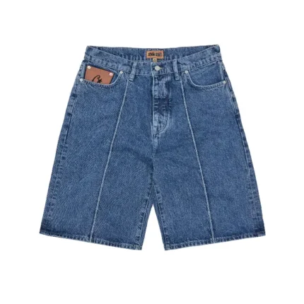 Corteiz C Star Denim Shorts Faded Blue (1)