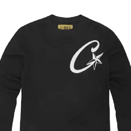 Corteiz C Starz Waffle Sweatshirt Black (1)