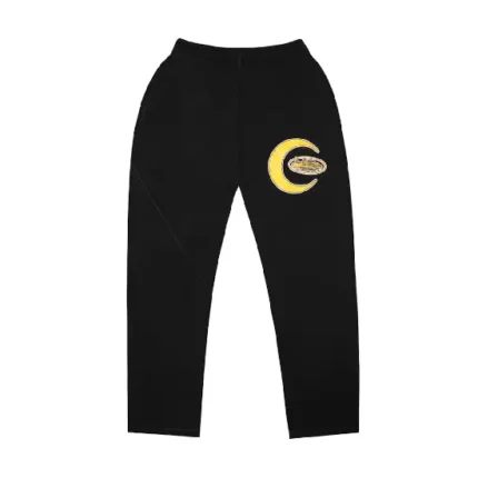 Corteiz Crescent Sweatpants Black (2)