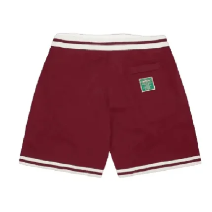 Corteiz Deala Knit Shorts Burgundy (1)