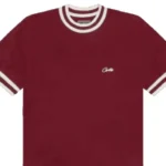 Corteiz Deala Knit T Shirt Burgundy