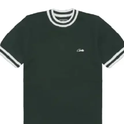 Corteiz Deala Knit T Shirt Forest Green