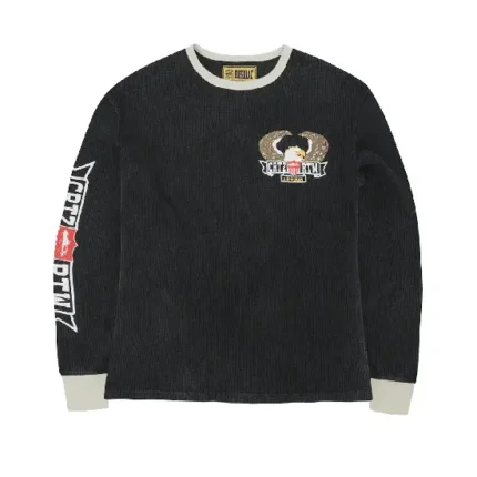 Corteiz Dipset Eagle Sweatshirt Washed Black (1)