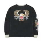 Corteiz Dipset Eagle Sweatshirt Washed Black (2)