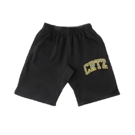 Corteiz Dropout Shorts Black (2)