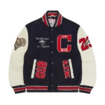 Corteiz Goat Varsity Jacket Navy (2)