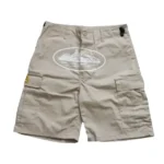 Corteiz Guerillaz 21′ Cargo Shorts Beige