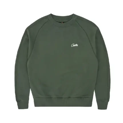 Corteiz HMP V2 Sweatshirt Forest Green (2)