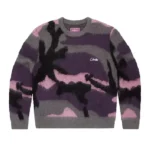 Corteiz Mohair Knit Sweatshirt Sakura Camo (2)