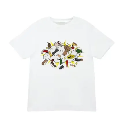 Corteiz Royal Rumble T Shirt White (2)