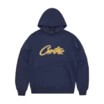 Corteiz Satin Applique Allstarz Hoodie Navy (2)