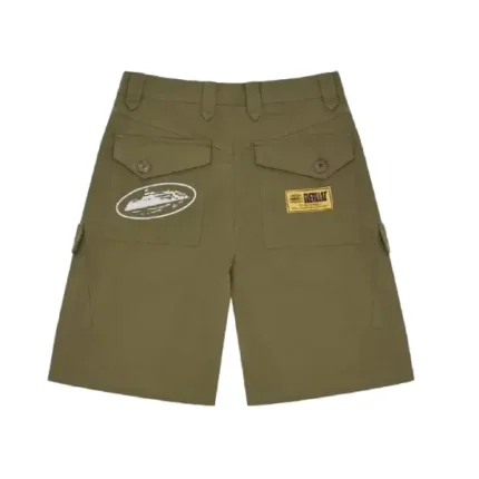 Corteiz Storm Cargo Shorts Khaki (1)