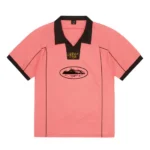 Corteiz Talismo Football T Shirt Pink (2)