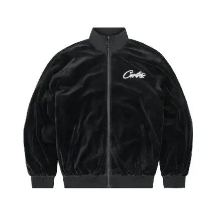 Corteiz VVS Velour Jacket Black (2)