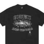 Corteiz Web Alcatraz Tee New Blank Black